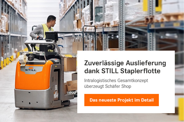 Zuverlässige Auslieferung dank STILL Staplerflotte 